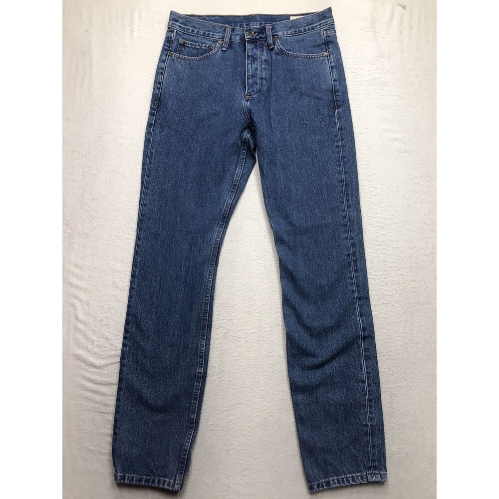 RAG & BONE Fit 1 Jeans Men 31x32 Slim Medium Stone Wash Button Fly